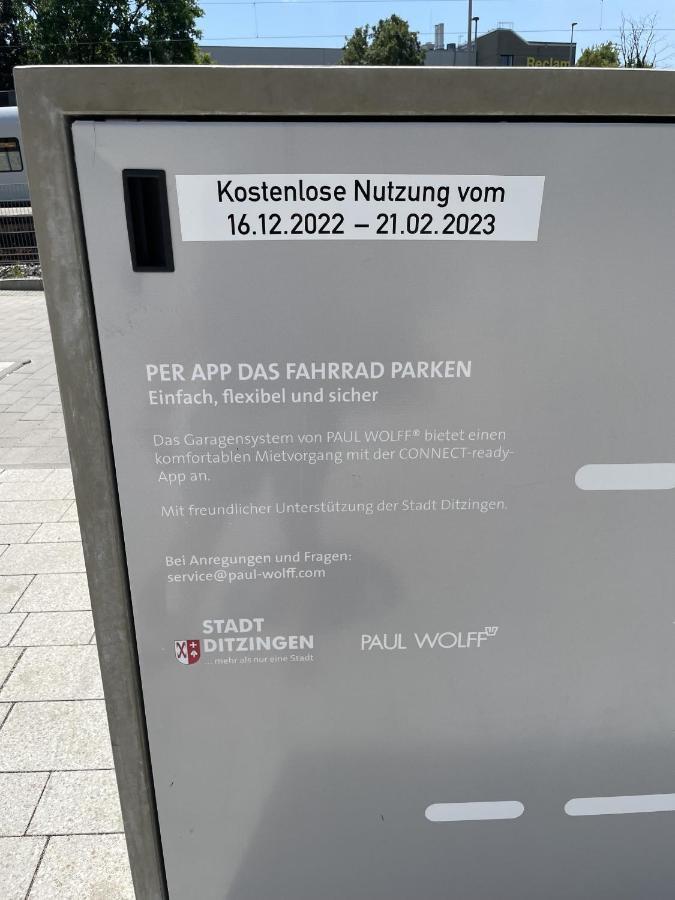 Hotel-Am-Bahnhof Stuttgart-Ditzingen Dış mekan fotoğraf