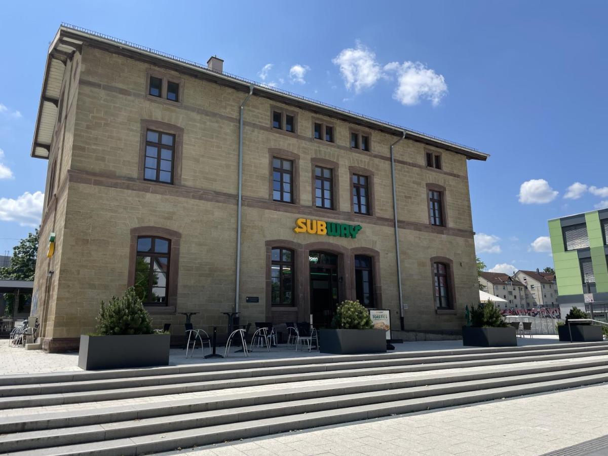Hotel-Am-Bahnhof Stuttgart-Ditzingen Dış mekan fotoğraf